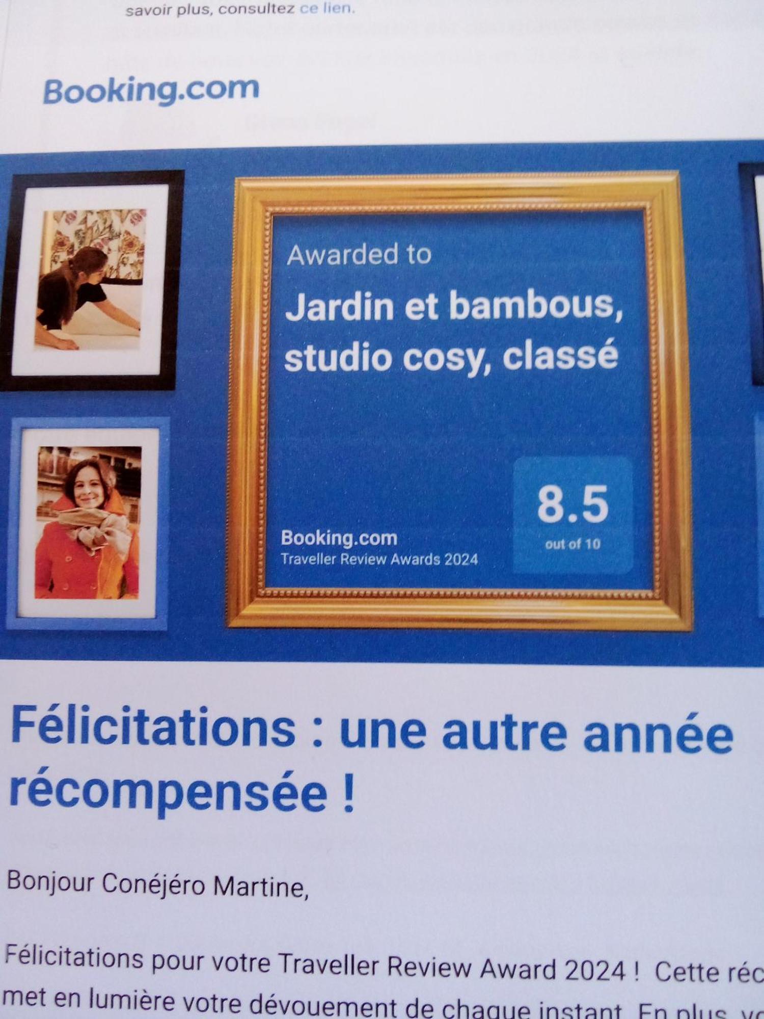 Jardin Et Bambous, Studio Cosy, Classe 2 Etoiles Marseillan  Bagian luar foto